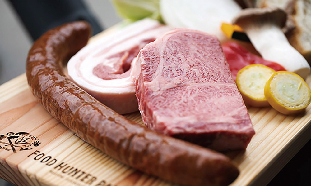 道の駅 四季の郷公園 FOOD HUNTER PARK 炎の囲炉裏