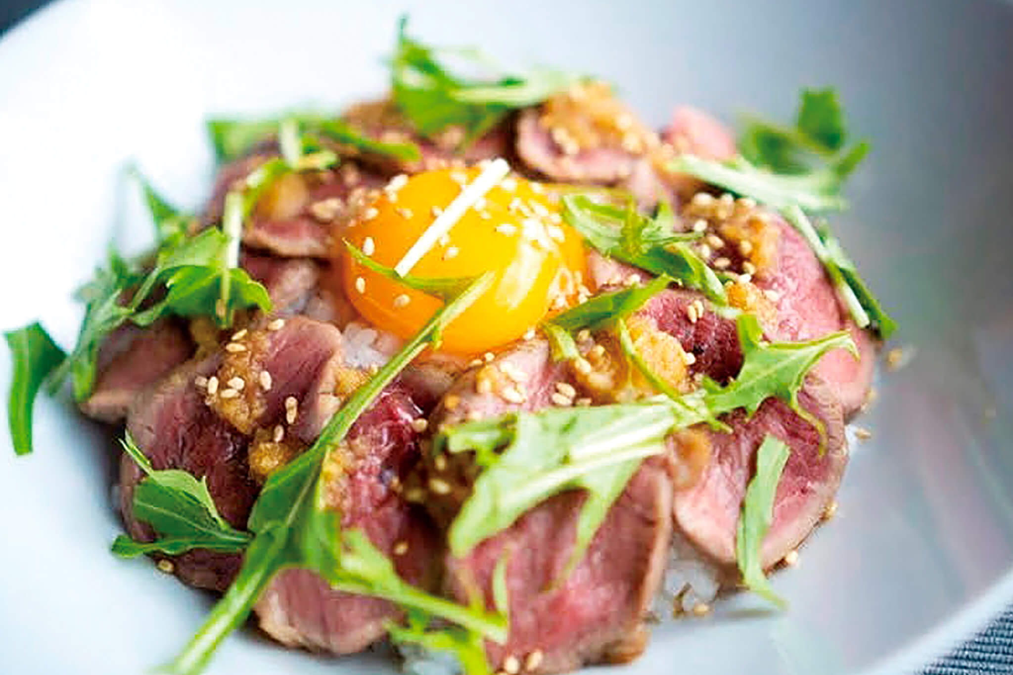 >本宮産鹿肉のロースト丼